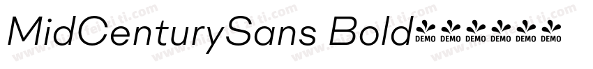 MidCenturySans Bold字体转换